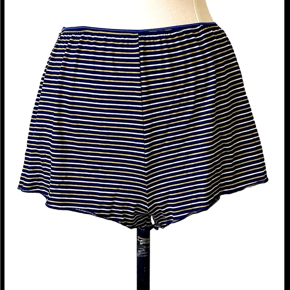 Striped Blue and Yellow Loungewear Set - Picture 4 of 6